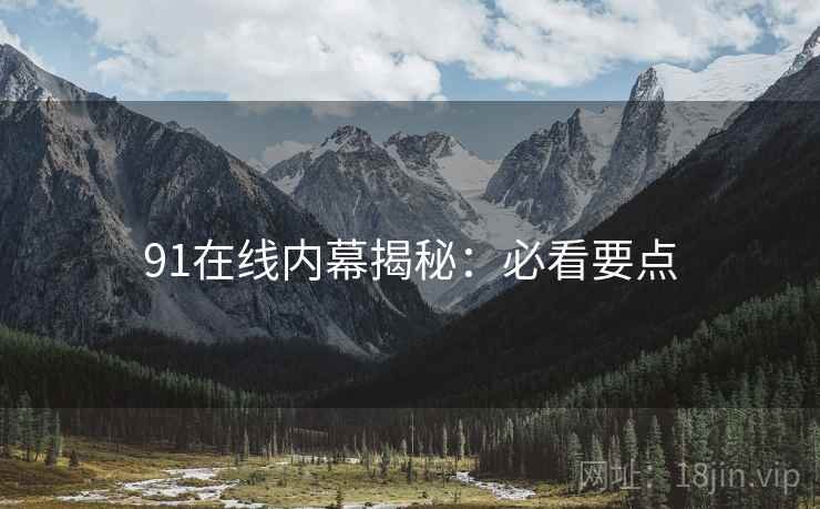 91在线内幕揭秘：必看要点
