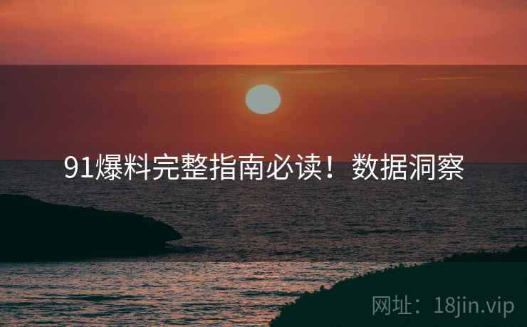 91爆料完整指南必读！数据洞察