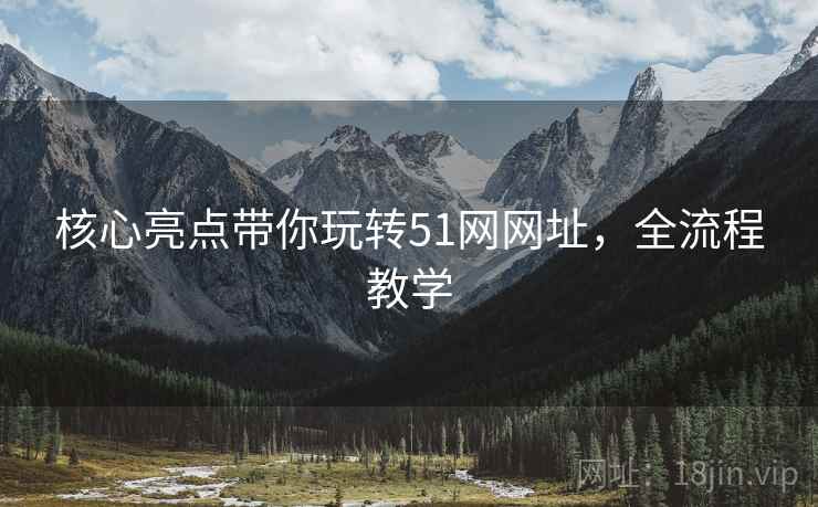 核心亮点带你玩转51网网址，全流程教学