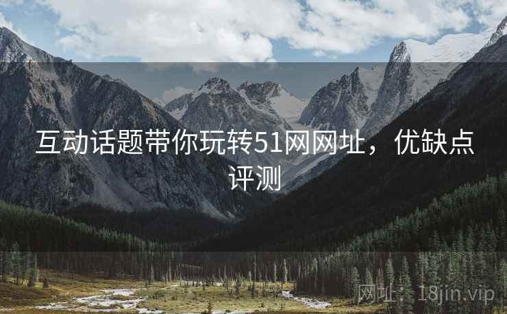 互动话题带你玩转51网网址，优缺点评测