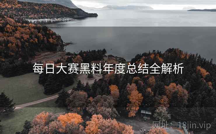 每日大赛黑料年度总结全解析