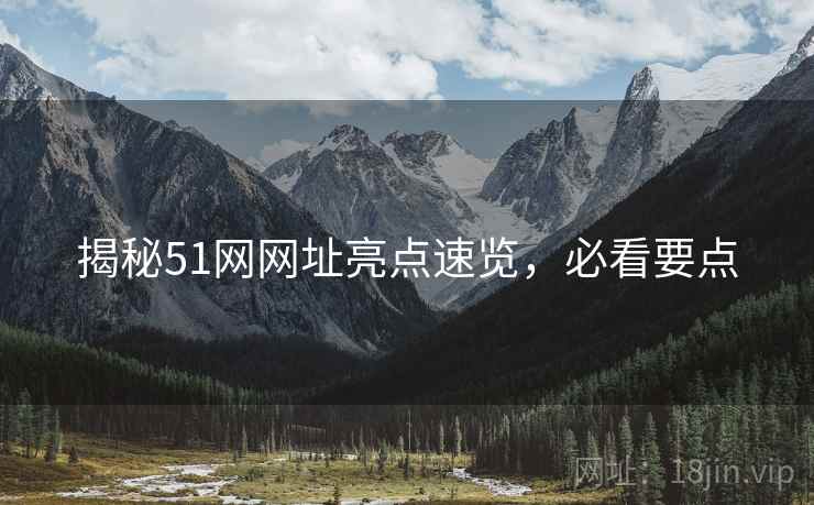 揭秘51网网址亮点速览，必看要点